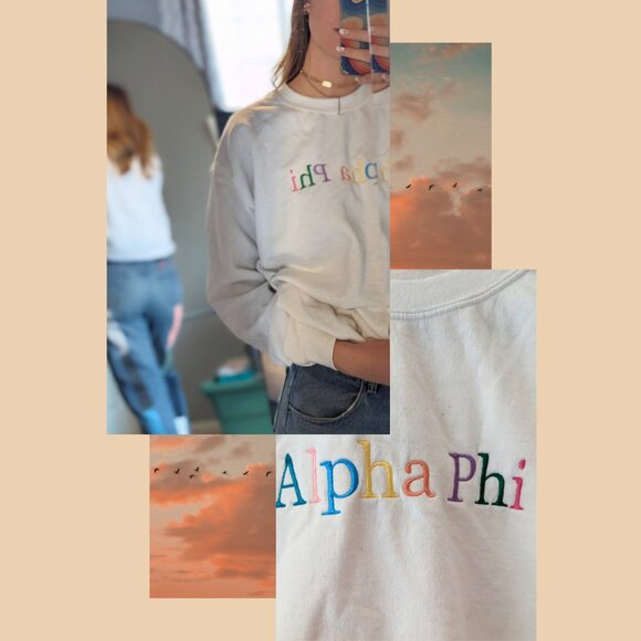 Alpha Phi Crewneck - Picture 2 of 4
